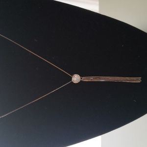 Touchstone Crystal by Swarovski Tassel Necklace